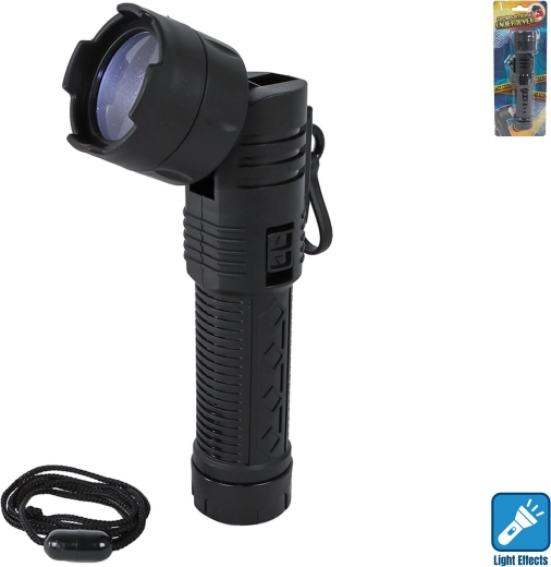 Operation Undercover zaklamp met draaibare kop 90° 16 cm