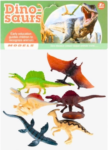 Set van 6 dinosaurussen-figuren