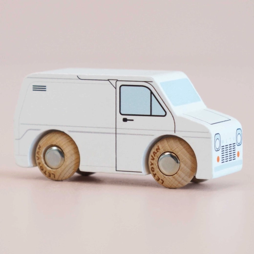 Houten bestelwagen Frank Le Toy Van