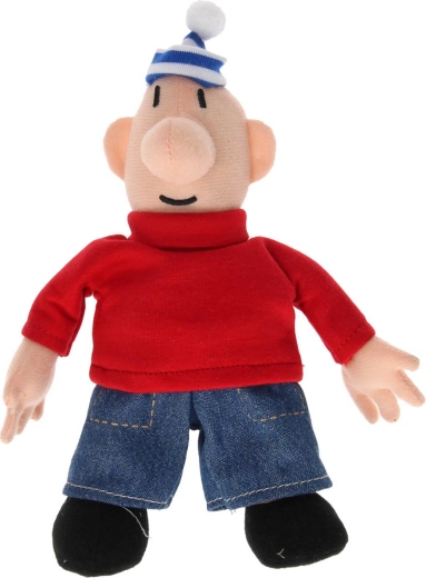 Pluchen figuurtje Mat (Pat en Mat) 20 cm - 1 stuk