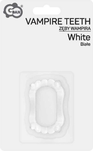 Witte vampiertanden - 1 stuk