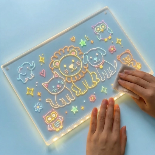 Neoneffect dankzij heldere LED-achtergrondverlichting