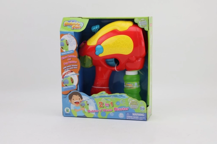 Bellenblaas- en waterpistool 2-in-1