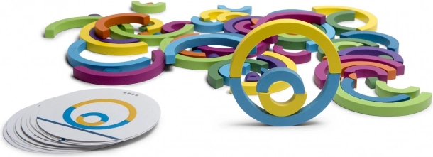 Logisch spel De Regenboog Vormen