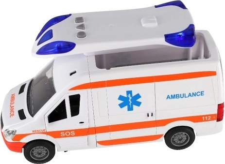 Licht- en geluidseffecten zoals bij een echte ambulance
