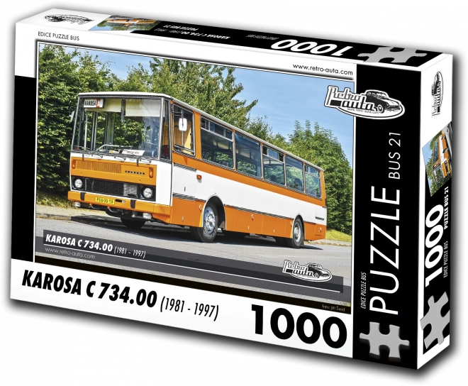 Puzzel Retro-auto’s Karosa C 734 (1981–1997) – 1000 stukjes