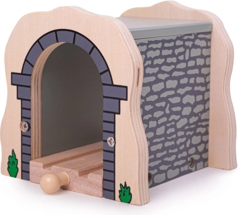 Houten Spoortunnel Stenen Constructie