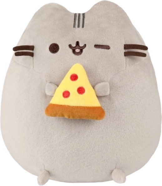 pluche PUSHEEN met pizza 24 cm