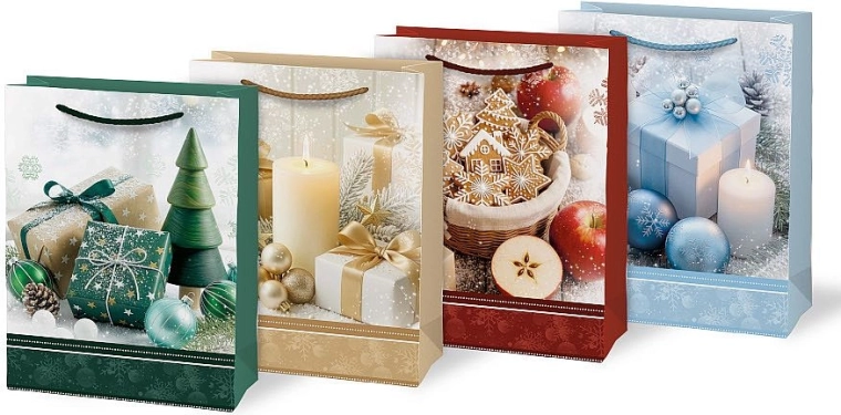Kerstcadeautas A4 met opdruk - 1 stuk