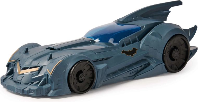 Iconische Batmobile met vrije wielen