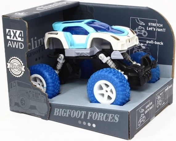 Metalen 4x4 autootje met vering