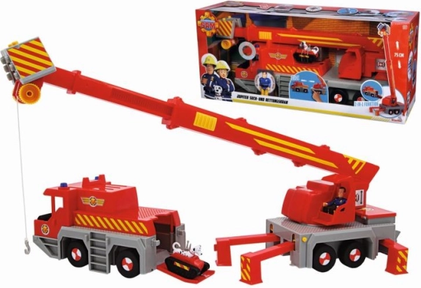 Brandweer-autokraan 2-in-1 BRANDWEERMAN SAM