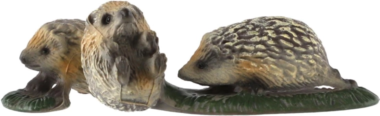 Egelgezin in miniatuur