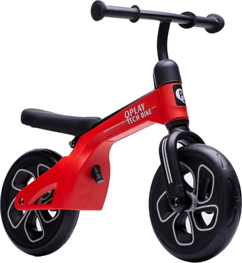 Loopfiets QPLAY Tech rood