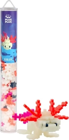 Plus-Plus bouwset axolotl 2D/3D, 100 onderdelen in koker