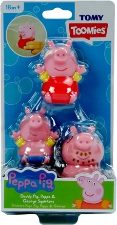 TOMY Peppa Pig waterfiguurtjes 3 stuks