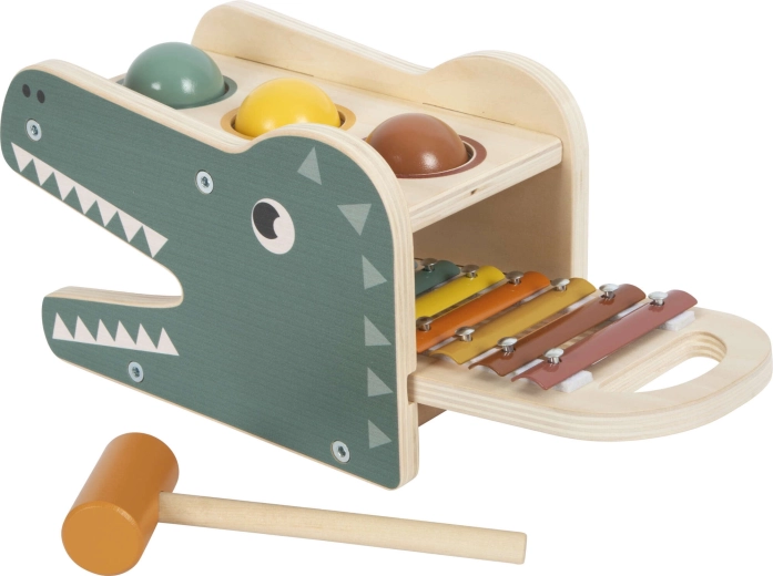 Houten speelgoed voor kleine muzikanten