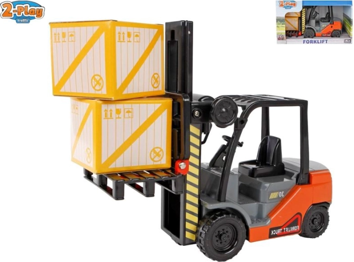 2-Play Traffic heftruck met vliegwiel 20 cm