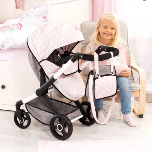 Om te bouwen 2-in-1 poppenwagen voor meer speelmogelijkheden