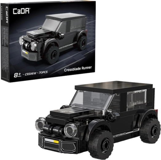 CaDA bouwset auto Crossblade runner (70 onderdelen)
