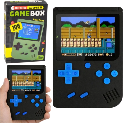 Draagbare retro spelconsole met LCD-display – 108 games