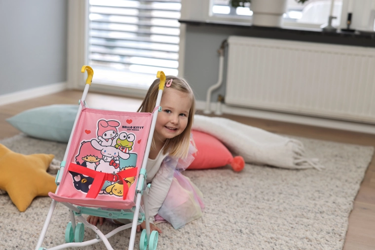Hello Kitty-motief waar kinderen dol op zijn