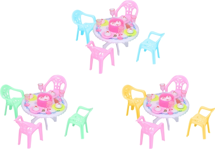 Eetset voor poppen
