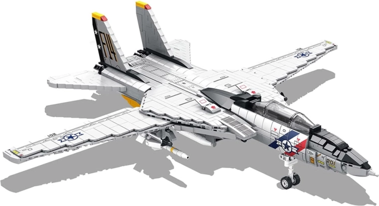 Gedetailleerd model van de F-14 Tomcat
