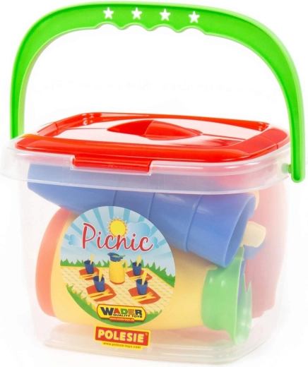 Praktische emmer met handvat