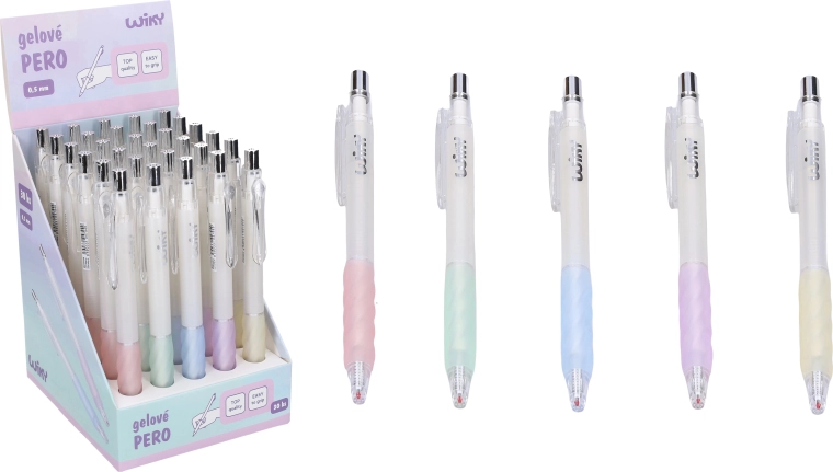 Gelpen 0,5 mm met blauwe vulling