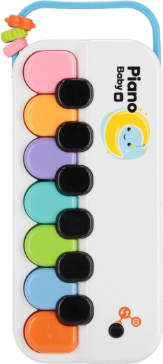 Kleurrijke toetsen die uitnodigen tot spelen