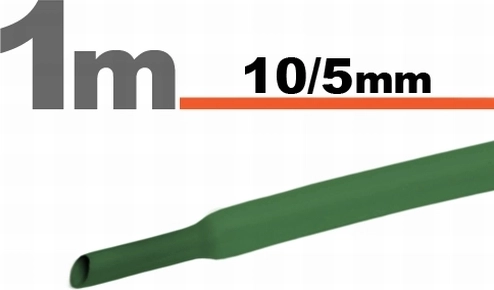 Groene krimpkous 10 / 5 mm
