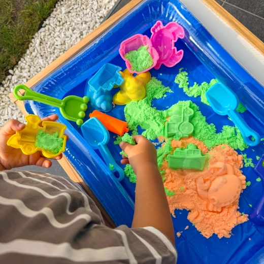 Creatief plezier met vormpjes en gereedschap