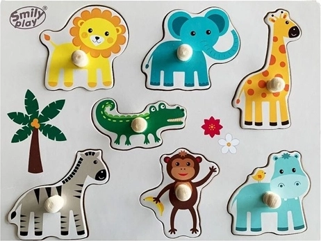 Kinderenpuzzel met dieren SmilyPlay