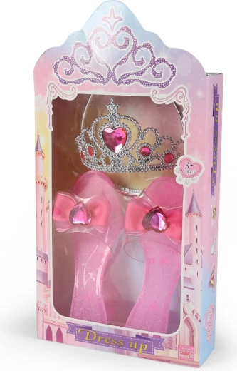 Prinsessenset met roze schoentjes