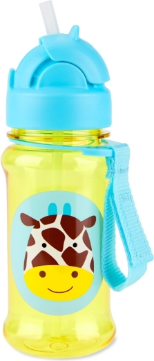 Skip Hop Zoo Tritan Renew drinkfles met rietje giraffe 355 ml