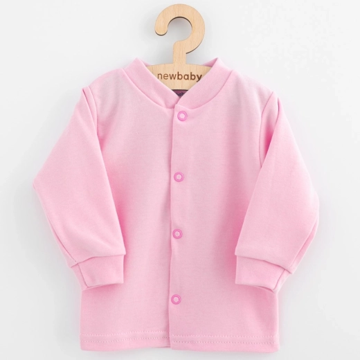 Baby katoenen jasje New Baby Happy Elephant roze 68 (4–6 m)