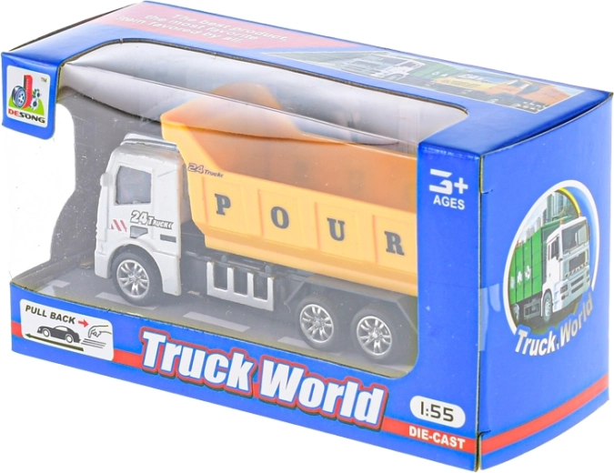 Kipper met pull-back aandrijving