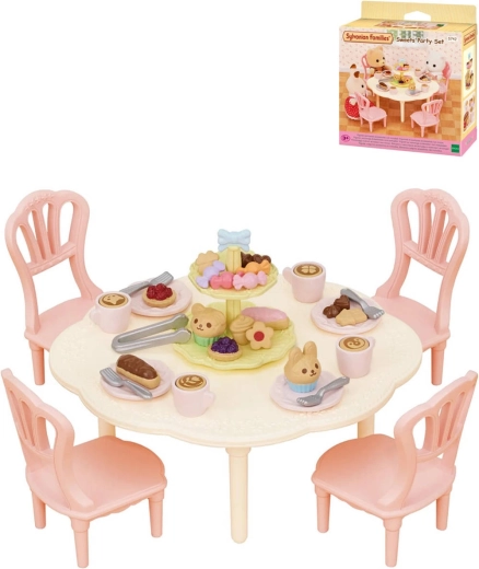 Sylvanian Families feestset met zoetigheden