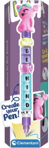 Clementoni Idea creatieve set om een pen met de boodschap Be Kind te maken