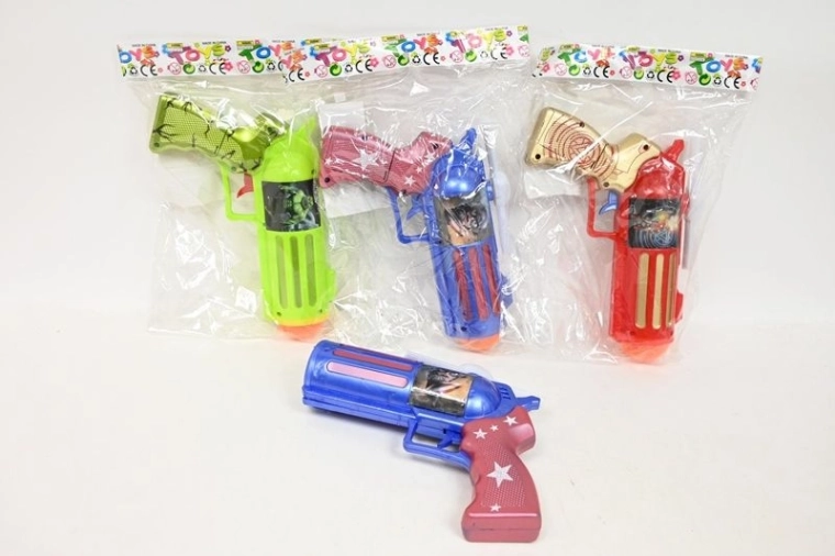 Kinderpistool op batterijen met licht- en geluidseffecten
