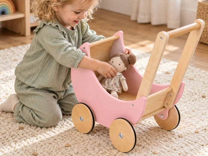 Ruimte voor poppen en speelgoed