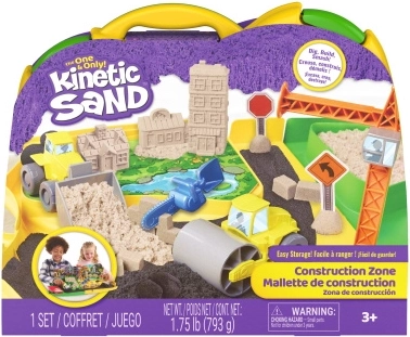 Kinetic Sand kinetisch zand bouwplaats met accessoires 793 g