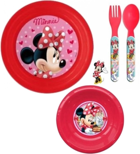 Plastic eetset Minnie (3-delig) Eli