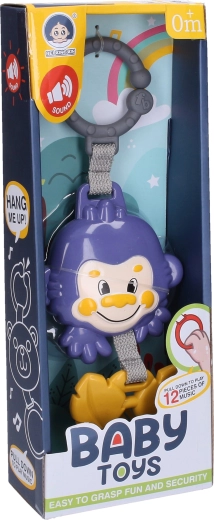 Speelachtig hang-aapje 29 cm - 1 stuk