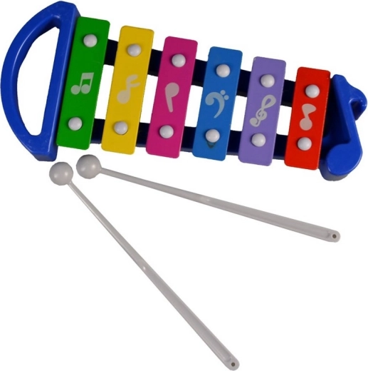 Heldere tonen en kleurrijke toetsen