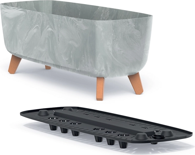 Slimme verhoogde pootjes voor stabiliteit en drainage