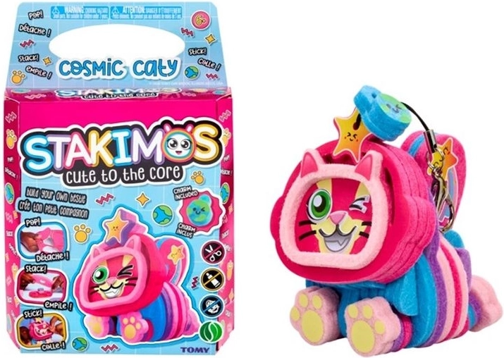 TOMY Stakimos Kosmische Katy – creatieve knutselset om in elkaar te zetten