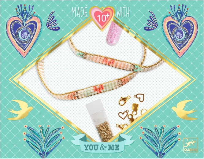 Vriendschapsarmbanden DJECO Me&You gevlochten