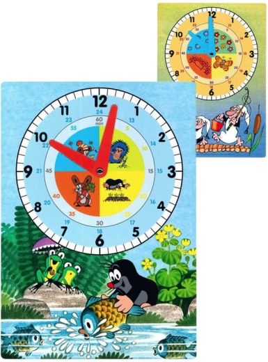 AKIM papieren oefenklok A4 met kindermotieven - 1 stuk